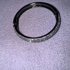 Elegant Black and Silver Bracelet
